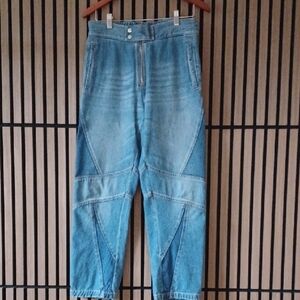 Just Cavalli Blue Relaxed Jeans with Faded Wash